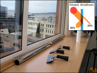 Κτήριο με εφαρμογές μεμβρανών